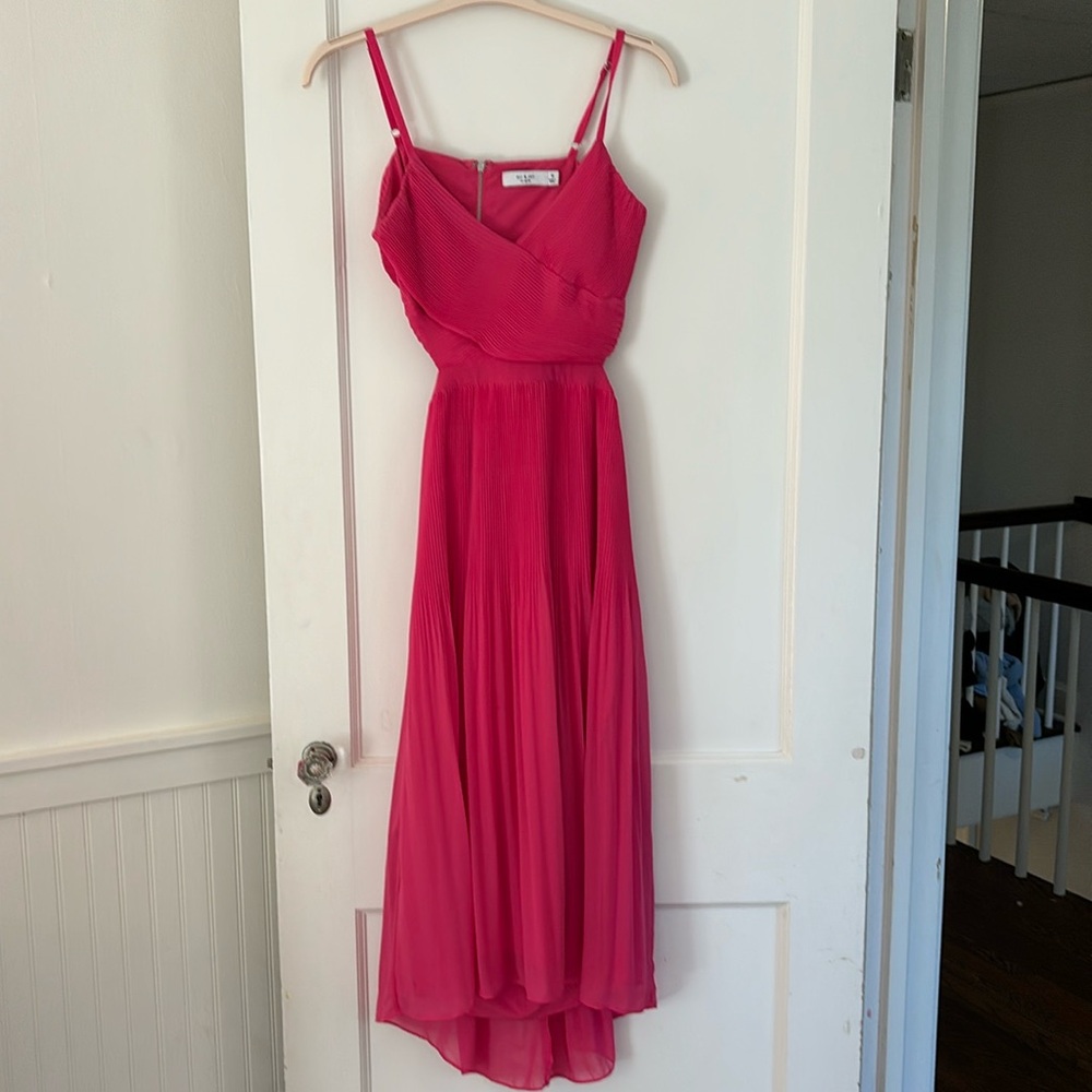 Hot pink Ali and Jay cocktail dress, Size medium